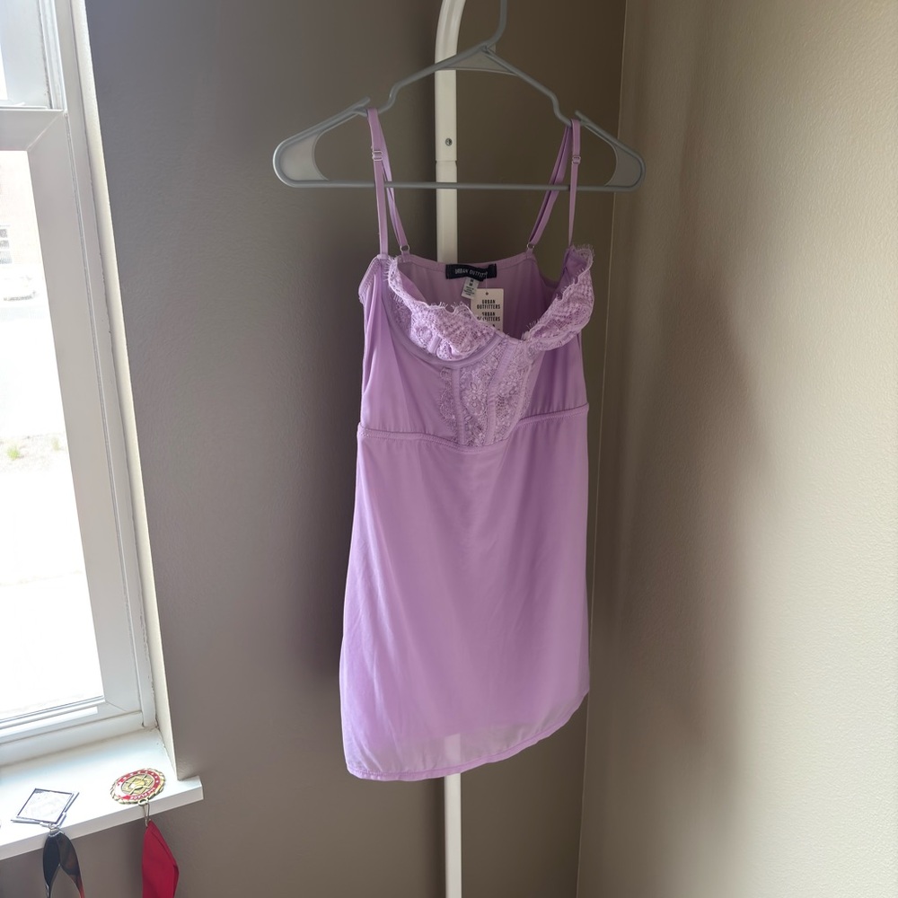 Urban Outfitters Purple Corset Dress